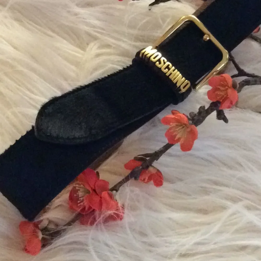 💞MOSCHINNO💞genuine leather belt
